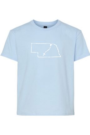 Nebraska Catholic Rosary Youth T-shirt