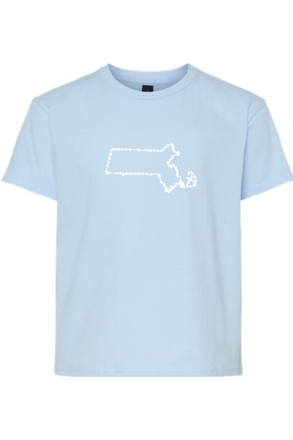 Massachusetts Catholic Rosary Youth T-shirt