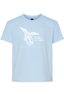 Never Go Without Your Wingman - St. Michael the Archangel Youth T-Shirt