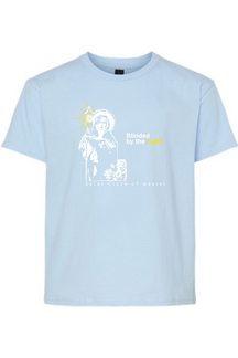 Blinded By The Light - St. Clare of Assisi T-Shirt - youth