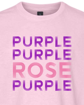 Purple Purple Rose Purple - Advent Youth T-Shirt