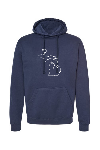 Michigan Catholic Rosary Hoodie Sweatshirt