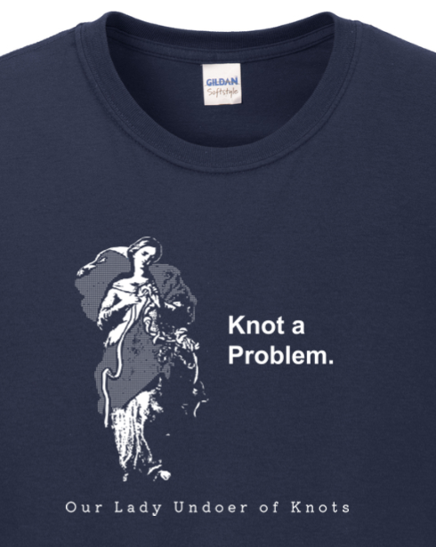 Knot a Problem - Our Lady Undoer of Knots Long Sleeve