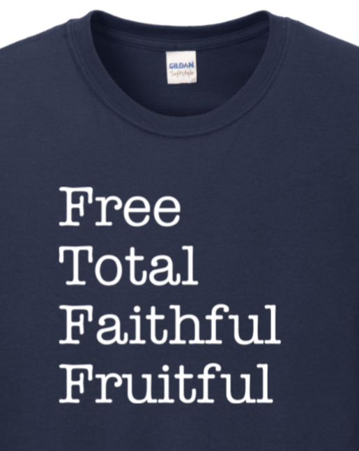 Free Total Faithful Fruitful - Theology of the Body Long Sleeve