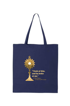 I Look at Him, He Looks At Me Tote Bag