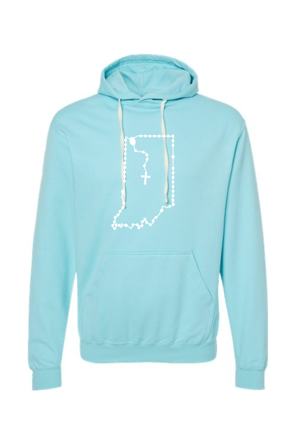 Indiana Catholic Rosary Hoodie Sweatshirt