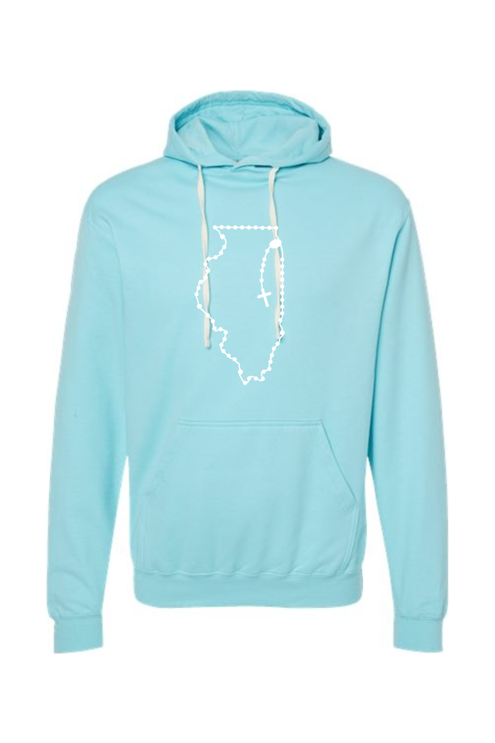 Illinois Catholic Rosary Hoodie Sweatshirt