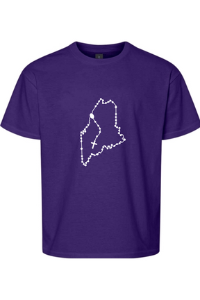 Maine Catholic Rosary Youth T-shirt