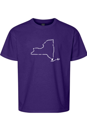 New York Catholic Rosary Youth T-shirt