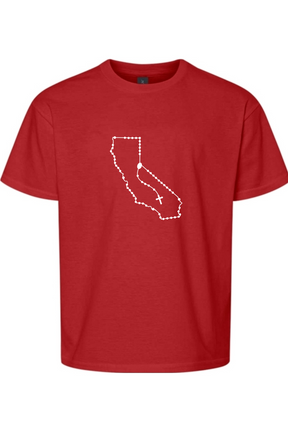 California Catholic Rosary Youth T-shirt