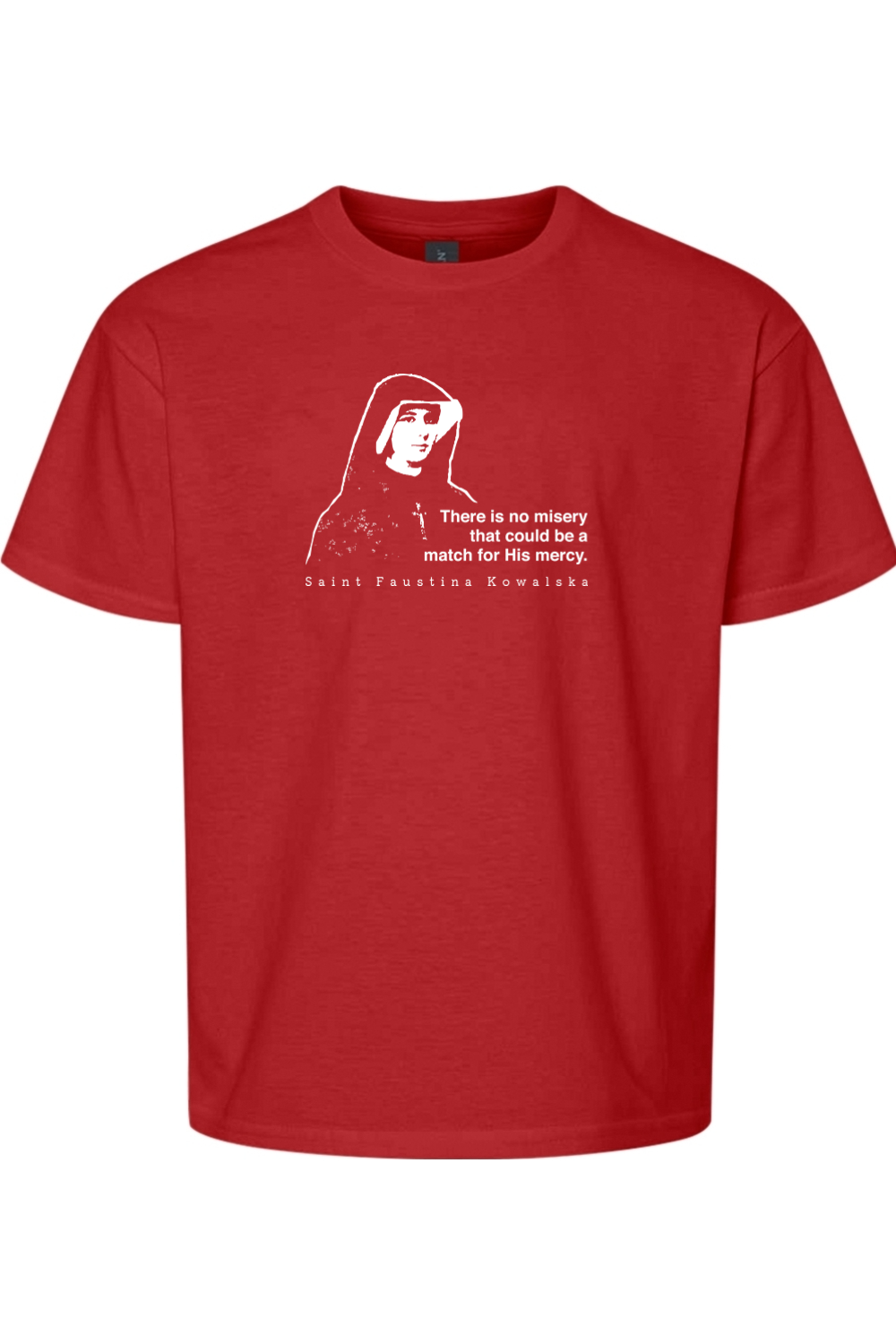 Mercy Message - St Faustina Kowalska Youth T-Shirt