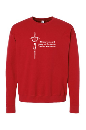 Glad He Came - Crucifix Crewneck Sweatshirt