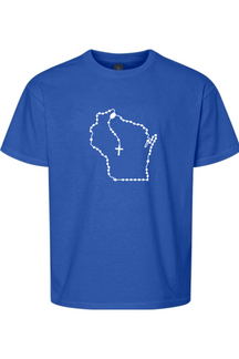 Wisconsin Catholic Rosary Youth T-shirt