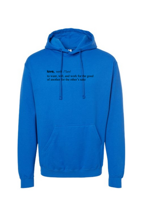 Love is a Verb - Hoodie Sweatshirt