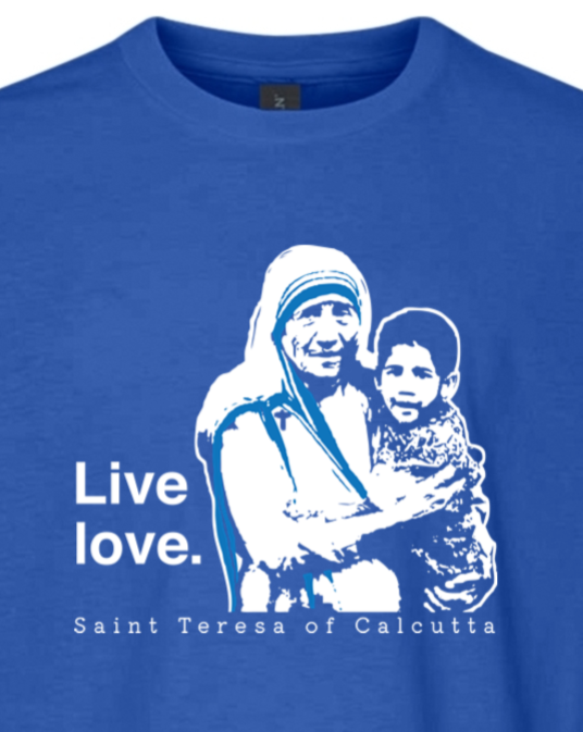 Live Love - St. Teresa of Calcutta Youth T-Shirt