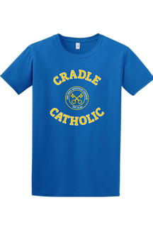 Cradle Catholic Block Adult T-Shirt