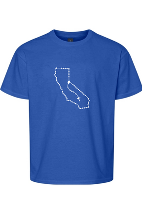 California Catholic Rosary Youth T-shirt