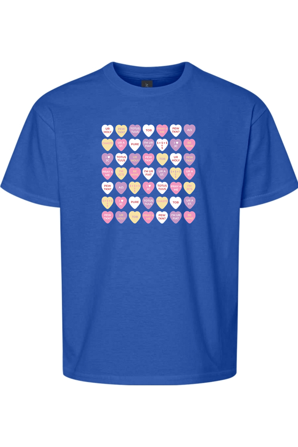 LOTSYOU☆THE FRIEND HEART CANDY Tee lotsyou_THE FRIEND HEART CANDY Tee Blue - 라츠유