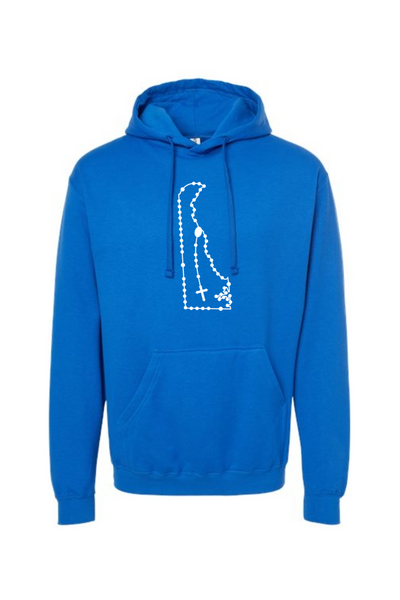 Delaware Catholic Rosary Hoodie Sweatshirt