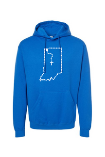 Indiana Catholic Rosary Hoodie Sweatshirt