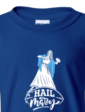 Hail Mary - Catholic Football Youth T-shirt