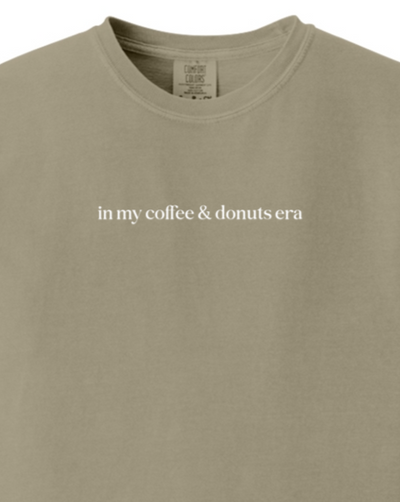 In My Coffee & Donuts Era Adult T-shirt - Comfort Colors