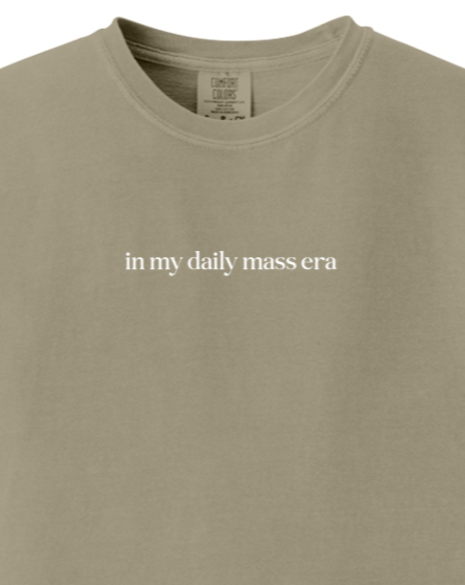 In My Daily Mass Era Adult T-shirt - Comfort Colors