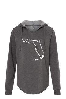 Florida Catholic Rosary Drop Hoodie