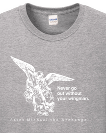 Never Go Without Your Wingman - St. Michael the Archangel Long Sleeve