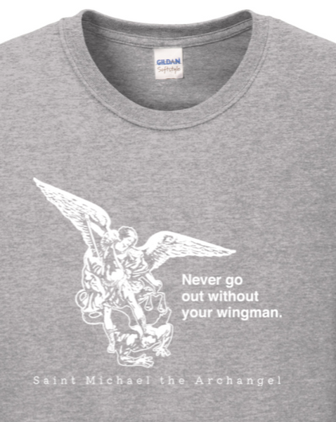 St. Michael the Archangel Long Sleeve Shirt | Catholic Apparel & Gifts