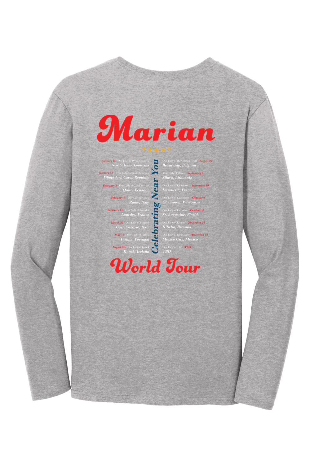 Marian World Tour Long Sleeve