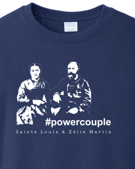 #Powercouple - Sts. Louis & Zelie - Crewneck Sweatshirt