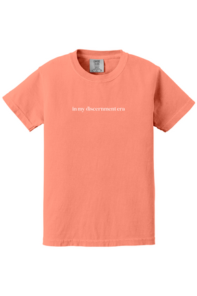 In My Discernment Era Youth T-shirt - Comfort Colors