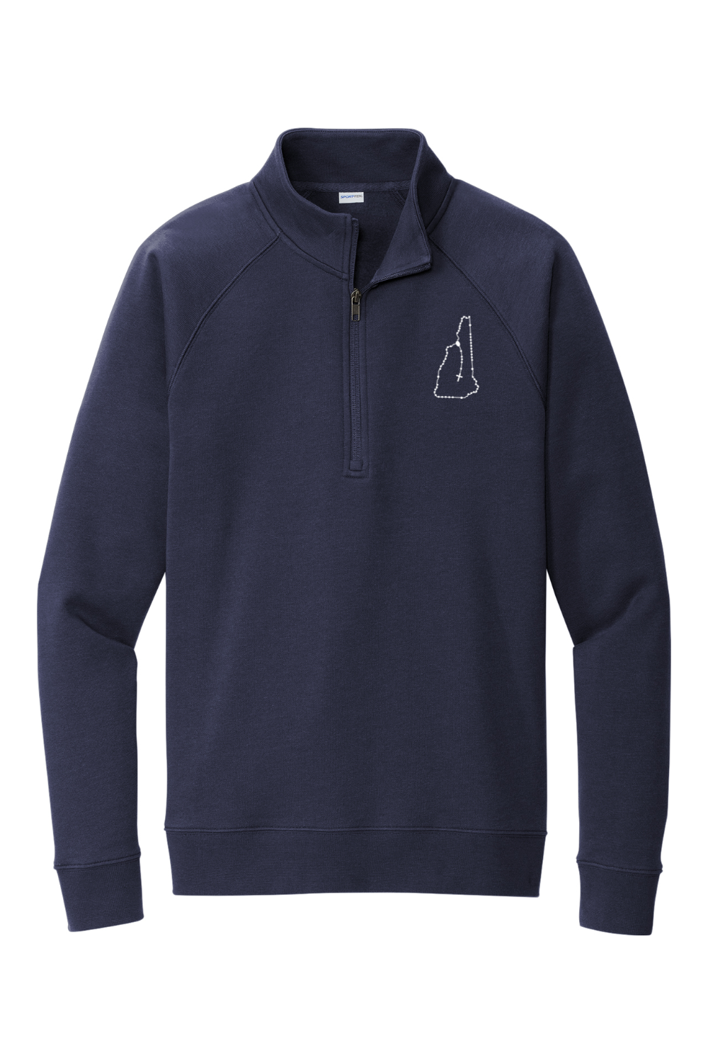 New Hampshire Catholic Rosary Quarter Zip Sweatshirt