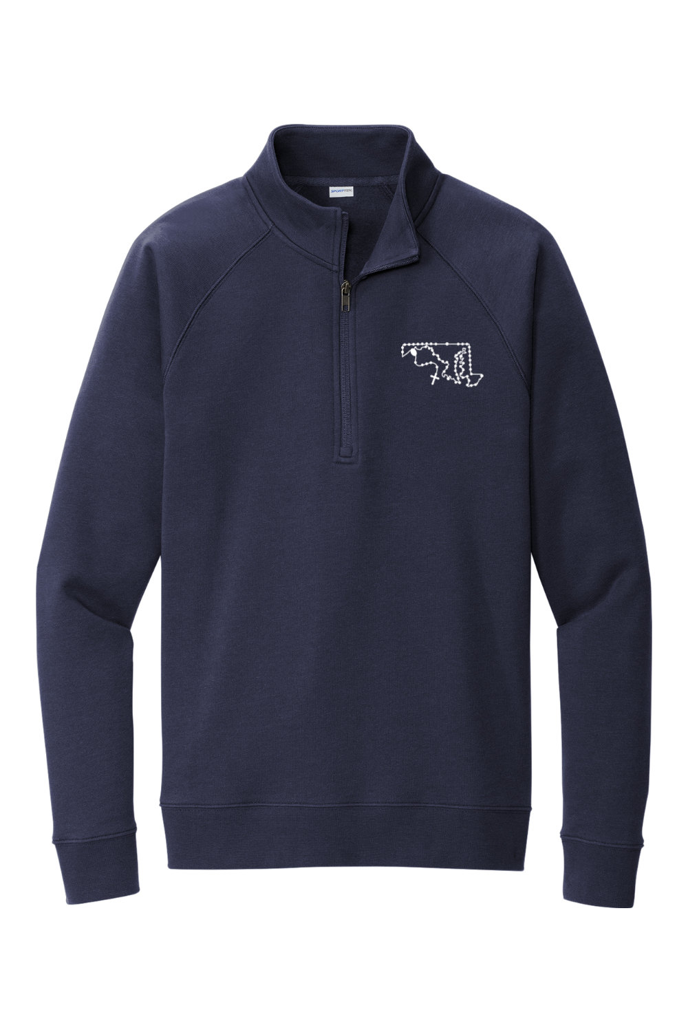 Maryland Catholic Rosary Quarter Zip Sweatshirt