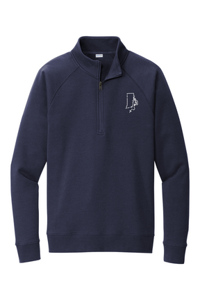 Rhode Island Catholic Rosary Quarter Zip Sweatshirt