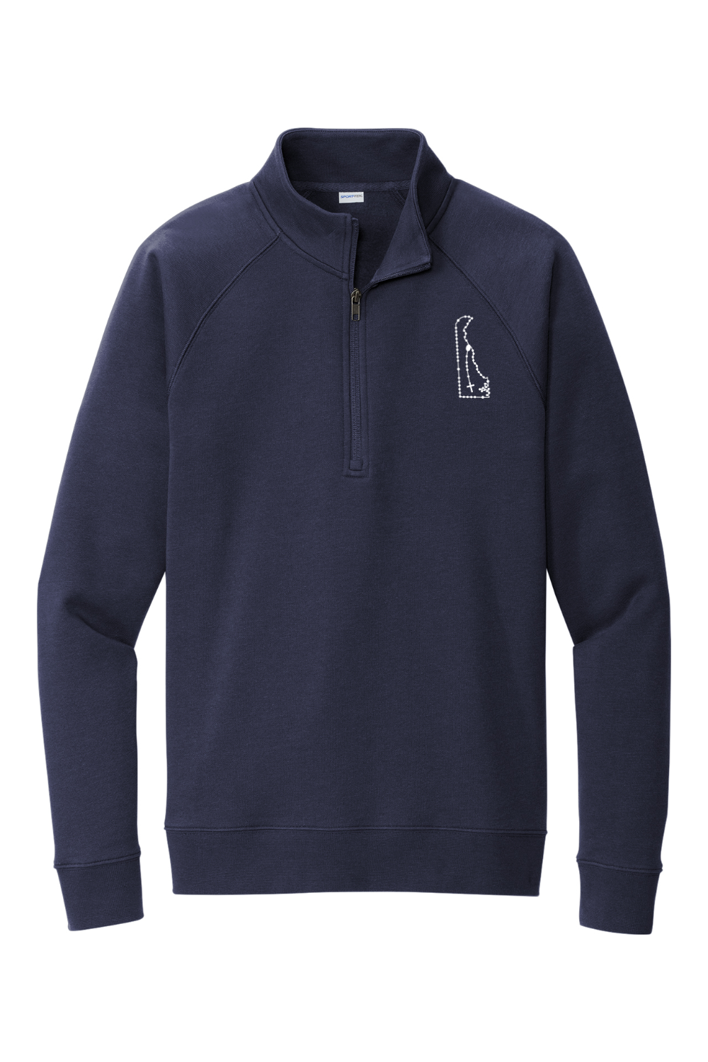 Delaware Catholic Rosary Quarter Zip Sweatshirt