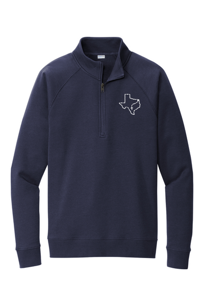 Texas Catholic Rosary Quarter Zip Sweatshirt