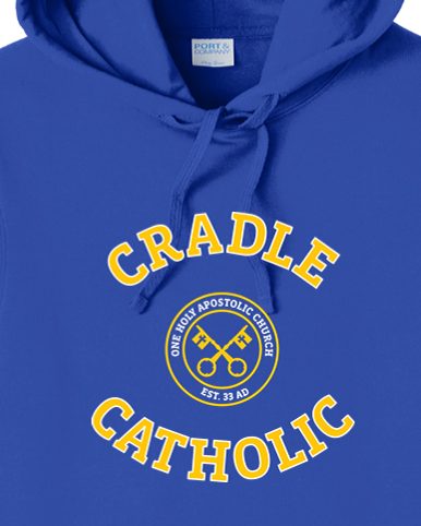 Cradle Catholic Block Hoodie Sweatshirt