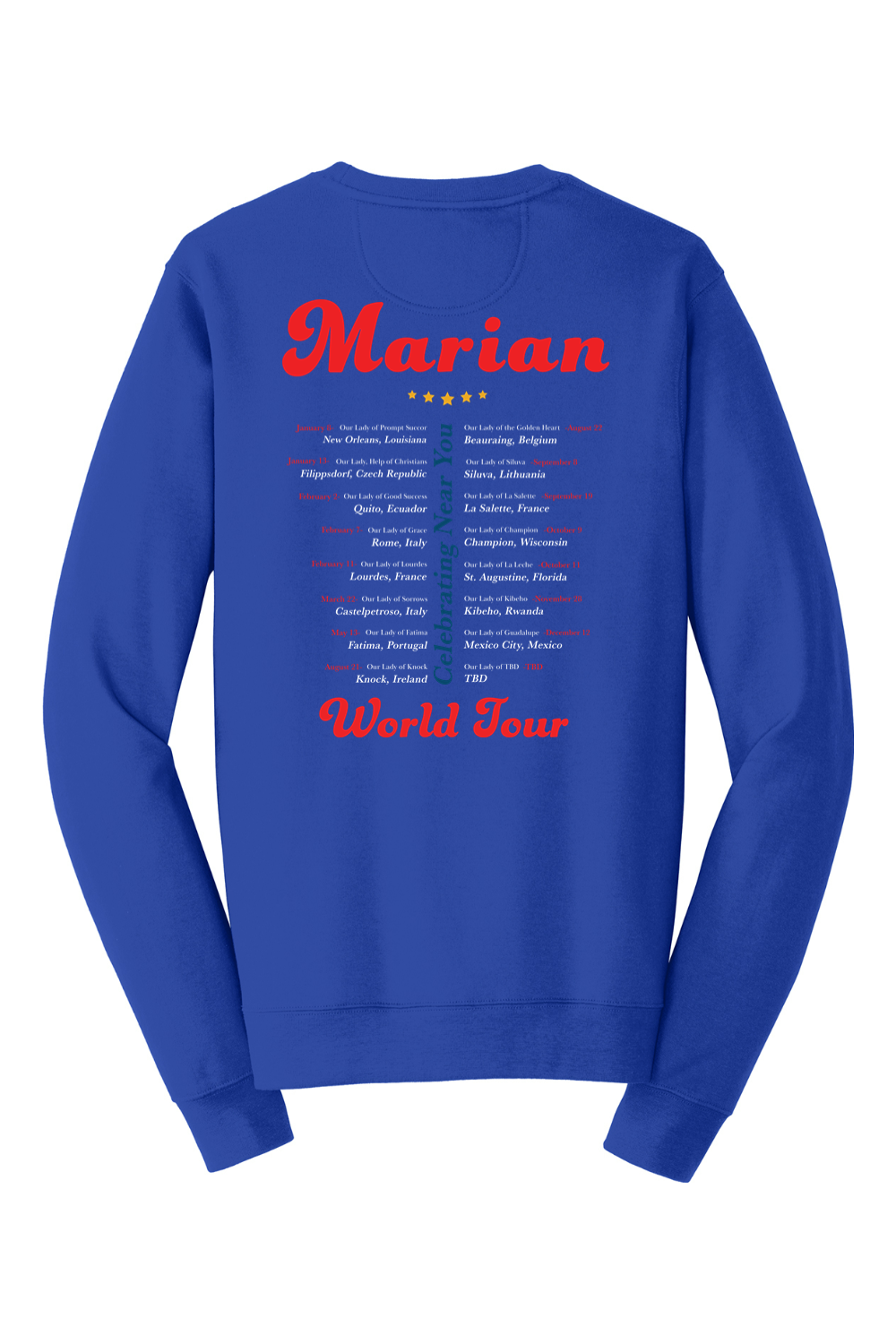 Marian World Tour - Crewneck Sweatshirt