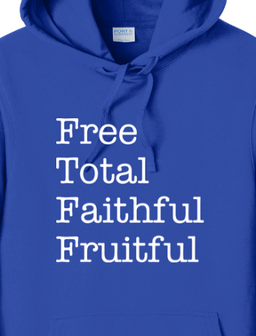 Free Total Faithful Fruitful - Theology of the Body Hoodie Sweatshirt