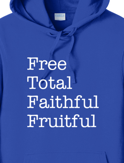 Free Total Faithful Fruitful - Theology of the Body Hoodie Sweatshirt