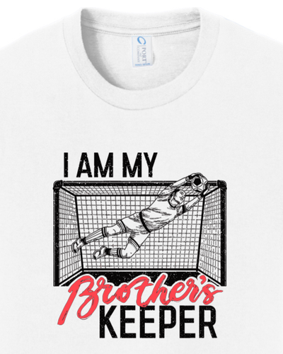 I Am My Brother's Keeper - Catholic Soccer Youth T-Shirt
