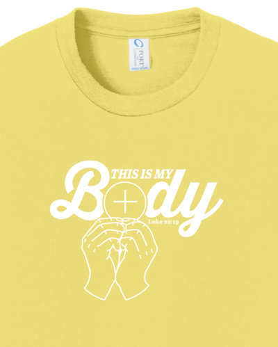 This is My Body Consecration - Luke 2219  - Youth T-Shirt