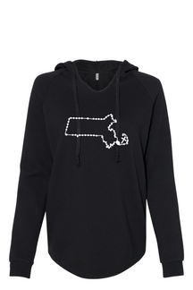 Massachusetts Catholic Rosary Drop Hoodie