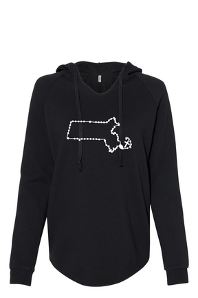 Massachusetts Catholic Rosary Drop Hoodie