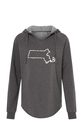 Massachusetts Catholic Rosary Drop Hoodie