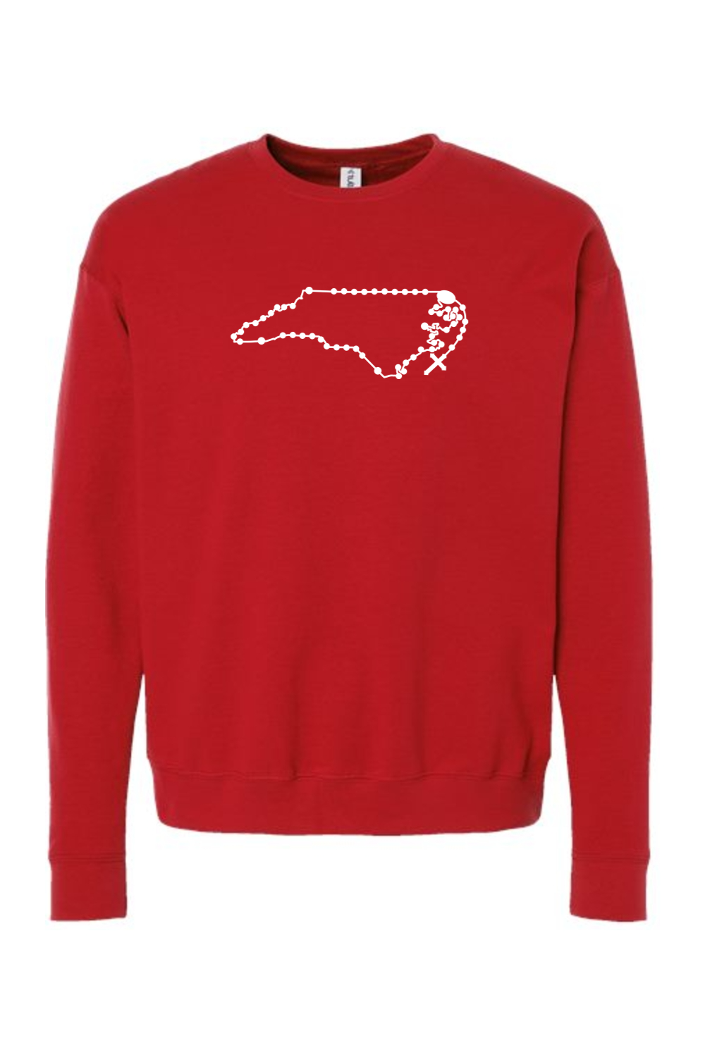 North Carolina Catholic Rosary Crewneck Sweatshirt