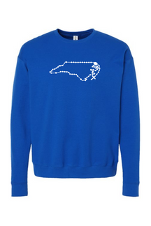 North Carolina Catholic Rosary Crewneck Sweatshirt