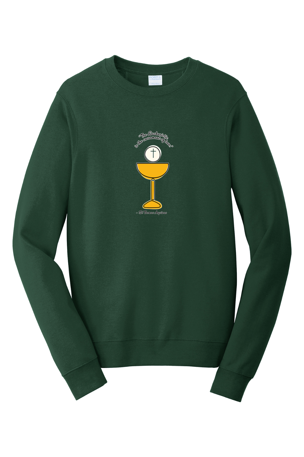 The Sacrament of Love - St. Thomas Aquinas - Crewneck Sweatshirt